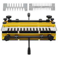 Dovetail Jig, 310 mm Width, Dove Tailing Router Jigs with 4 Router Bits & 6 Templates, Precise Alignment Dove Tail Jig, Mortise and Tenon Woodworking Tools for Furniture & Wood Cabinet Making