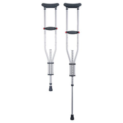 Underarm Crutches, 13-Level Height Adjustable Underarm Walking Crutches, Lightweight Aluminum Crutches for Adults Teenager - with Soft Underarm Pad for Leg Injury Surgery Disabled, 1 Pair 300LBS