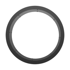 Fire Pit Ring, 40-Inch Outer/36-Inch Inner Diameter, 10inch Height 2.5mm Thick Fire Pit Insert, Heavy Duty Carbon Steel Liner DIY Campfire Ring above or In-Ground, for Outdoor Camping, Bonfires