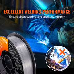 Flux Core Welding Wire, E71T-GS 0.030-inch 10LBS, Gasless Mild Steel MIG Welding Wire with Low Splatter for All Position Arc Welding and Outdoor Use
