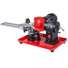 Circular Saw Blade Sharpener, 370W 2890RPM Rotary Angle Mill Grinder Sharpening Machine with 125mm Grinding Wheel & 6 Saw Centerings - Fits Φ80mm to Φ700mm Circular Saw Blades