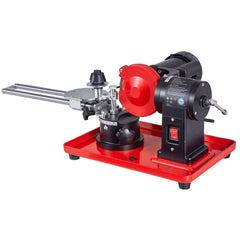 Circular Saw Blade Sharpener, 370W 2890RPM Rotary Angle Mill Grinder Sharpening Machine with 125mm Grinding Wheel & 6 Saw Centerings - Fits Φ80mm to Φ700mm Circular Saw Blades