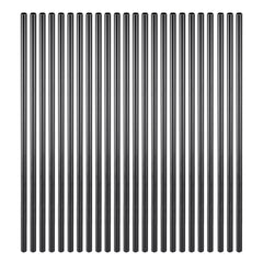 Staircase Balusters 101 Pack, 32 In Aluminum Stair Balusters, 3/4 In Water-Proof Round Metal Spindle Railing, Hollow Deck Railing with Rail Caps & Screws for Stairs, Porch, Patio, Fence, Black