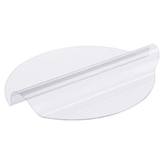 Plastic Table Cover, 42 x 42 Inch 2.0 mm Thick Clear Table Protector, Round PVC Desk Mat, Waterproof & Easy Cleaning Desk Pad Tablecloth, for Office Dresser Dining Room Table Night Stand