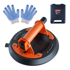 Glass Suction Cup, 203 mm 278 kg Capacity, Vacuum Suction Cup with ABS Handle and Carry Box, Heavy Duty Industrial Suction Cup Lifter Tool for Glass, Granite, Tile, Metal, Wood Panel Lifting