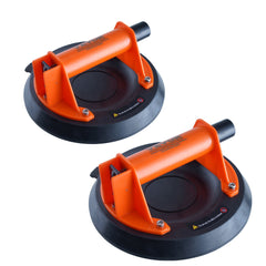 Glass Suction Cup, 203 mm 2 Pack 278 kg Capacity, Vacuum Suction Cup with ABS Handle and Carry Box, Heavy Duty Industrial Suction Cup Lifter Tool for Glass, Granite, Tile, Metal, Wood Lifting