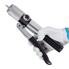 Hydraulic Tube Expander, 3/8" to 1-1/8" OD, HAVC Hydraulic Swaging Tool with 7 Pipe Expander Heads, Deburring Tool, Pipe Cutter for Copper Aluminum Brass Soft Steel Pipes
