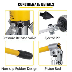 Hydraulic Gear Puller, 15 Ton Max. Capacity Hydraulic Puller, 2 or 3 Jaws Bearing Hub Separator, 3.9"- 11.8" Hydraulic Puller Separator Tool for Pulling Hubs, Flanges, Gears, Bearings