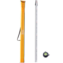Measuring Rod 16-Feet/10ths 4 Sections Telescopic Grade Rod 1/10ft w/ Bag