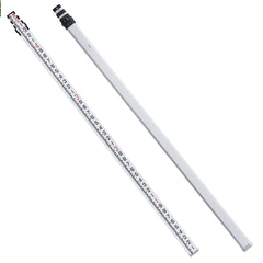 Measuring Rod 16-Feet/10ths 4 Sections Telescopic Grade Rod 1/10ft w/ Bag