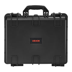 Hard Pistol Case, Heavy Duty Hard Gun Case with XPE Foam Interior, Waterproof Pistol Storage Box with Customizable Lining & Handle for Gun, Lenses, Camera, Gear, TSA Compliant, 475x415x215 mm