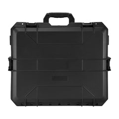 Hard Pistol Case, Heavy Duty Hard Gun Case with XPE Foam Lining, Waterproof Pistol Storage Box with Customizable Interior & Handle for Gun, Lenses, Camera, Gear, TSA Compliant, 556x455x225 mm