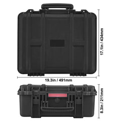 Hard Pistol Cases with Pre-cut Lining Lockable Pistol Case for 6 Pistol