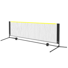 Badminton Net, Height Adjustable Volleyball Net, 10ft Wide Foldable Pickleball Net, Portable Easy Setup Tennis Net Set with Poles, Stand and Carry Bag, for Kids Backyard Game Indoor Outdoor Use