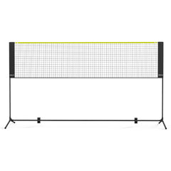 Badminton Net, Height Adjustable Volleyball Net, 10ft Wide Foldable Pickleball Net, Portable Easy Setup Tennis Net Set with Poles, Stand and Carry Bag, for Kids Backyard Game Indoor Outdoor Use