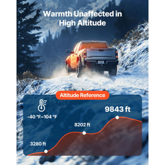 Diesel Air Heater, 8 kW DC12-24V, Fast Heating Diesel Parking Heater with Remote Control and Color Digital Display, 10L Fuel Tank, Low Noise, Voice Announcement, for RV, Truck, Boat and Trailer