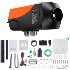 Bluetooth App Control Diesel Air Heater, 12V 2KW Diesel Heater with Automatic Altitude Adjustment, Remote Control and LCD, Diesel Parking Heater for RV Trailer Camper Van Boat And Indoors