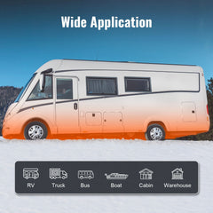 Bluetooth App Control Diesel Air Heater, 12V 2KW Diesel Heater with Automatic Altitude Adjustment, Remote Control and LCD, Diesel Parking Heater for RV Trailer Camper Van Boat And Indoors
