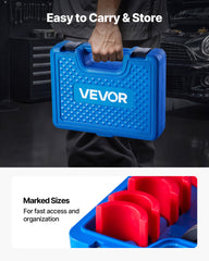 Bearing Press Kit, 14 Pcs, Bearing Race and Seal Driver Set with Bushings and Adapters, Bushing Driver Tool Set, Heavy Duty Carbon Steel Seal Removal Installation Tool Kit with Storage Case