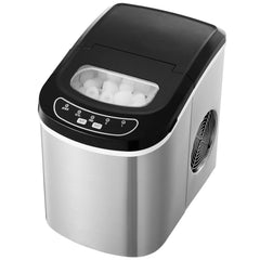 Portable Countertop Ice Maker 33Lbs/24H Self-Cleaning with Scoop Basket