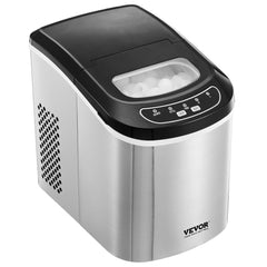 Portable Countertop Ice Maker 33Lbs/24H Self-Cleaning with Scoop Basket
