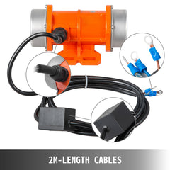 Concrete Vibrator, Motor Vibrating Motor, 220V 40W Single Phase 3000rpm AC Motor