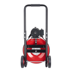 Drain Cleaner Machine 30m x 19mm, Auto Feed Sewer Snake Auger on Wheels, Portable Drain Cleaning Machine with 4 Cutters & Air-activated Foot Switch for 100mm to 200mm Pipes