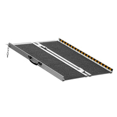 Portable Wheelchair Ramp 2FT, Non-Slip Aluminum Folding Handicap Ramp, Door Threshold Ramps for Wheelchair for Home,Wheel Chair Ramp Steps, Cars, Scooter, Cart, Curbs, Stairs