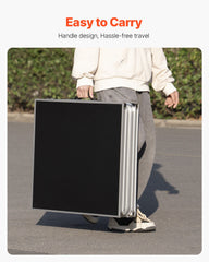 2.4 m Folding Beer Pong Tailgate Table Party Drinking Game Carrying Handle