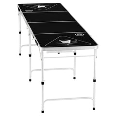 2.4 m Folding Beer Pong Tailgate Table Party Drinking Game Carrying Handle