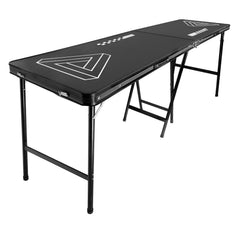 2.4 m Folding Beer Pong Tailgate Table Party Drinking Game Carrying Handle
