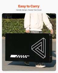2.4 m Folding Beer Pong Tailgate Table Party Drinking Game Carrying Handle