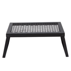 Folding Campfire Grill Portable Camping Fire Pit Steel Outdoor BBQ Picnic