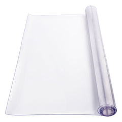 Plastic Table Cover, 42 x 60 Inch 2.0 mm Thick Clear Table Protector, Rectangle PVC Desk Mat, Waterproof & Easy Cleaning Desk Pad Tablecloth, for Office Dresser Dining Room Table Night Stand