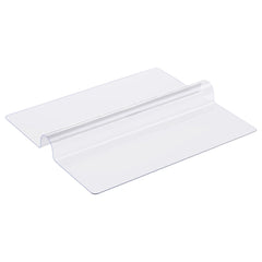 Plastic Table Cover, 54 x 54 Inch 1.5 mm Thick Clear Table Protector, Square PVC Desk Mat, Waterproof & Easy Cleaning Desk Pad Tablecloth, for Office Dresser Dining Room Table Night Stand