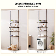Over the Toilet Storage 4-Tier Bathroom Shelf Rack Space Saver Organizer