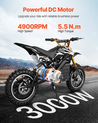3000W Electric Brushless DC Motor, 72V 4900rpm Go Kart Electric Motor, Electric Dirt Bike Motor Engine for E-Bike Motorcycle Scooter DIY