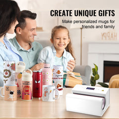Auto Tumbler Heat Press Machine 325-887 ml Sublimation Mug Heat Press White