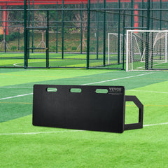 Soccer Rebounder Board, 100x40 cm Portable Soccer Wall with 2 Angles Rebound, Foldable HDPE Kickback Rebound Board, Soccer Training Equipment for Kids and Adults, Passing & Shooting Practice