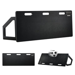 Soccer Rebounder Board, 115x45 cm Portable Soccer Wall with 2 Angles Rebound, Foldable HDPE Kickback Rebound Board, Soccer Training Equipment for Kids and Adults, Passing & Shooting Practice