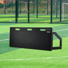 Soccer Rebounder Board, 115x45 cm Portable Soccer Wall with 2 Angles Rebound, Foldable HDPE Kickback Rebound Board, Soccer Training Equipment for Kids and Adults, Passing & Shooting Practice