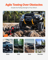 14.5 Ton Recovery Snatch Block Pulley Snatch 32,000 lbs Capacity ATV UTV