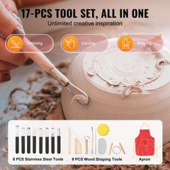 Pottery Wheel, 11 inch Pottery Forming Machine, 450W Electric Wheel for Pottery with Foot Pedal and LCD Touch Screen, Direct Drive Ceramic Wheel with Shaping Tools for DIY Art Craft, Pink