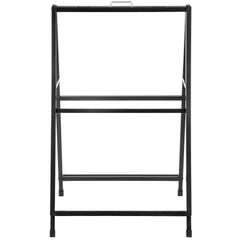 A-Frame Sidewalk Sign 24"x36" Sidewalk Signs for Businesses Black Coated Steel Metal A-Frame Sign Slide-in Folding Sandwich Board Sidewalk Sign Double-Sided with 2 Corrugated Plastic Poster Boar