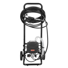 Stand Airless Paint Sprayer, 650W, 3000PSI High Pressure Airless Sprayer with Cart, Cleaning Brush, Hose, Extension Rod, Nozzles, Electric Spray Paint Machine for House Exterior and Interior