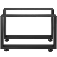 Black Metal Table Legs Set of 2 Steel Table Legs 800x720 MM Dining Table Legs Office Table Legs Computer Desk Legs Steel Bench Legs Country Style Table Legs DIY Furniture Legs