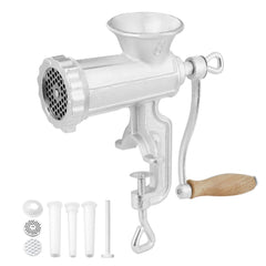 Manual Meat Grinder Heavy Duty Cast Iron Meat Grinder & Steel Table Clamp