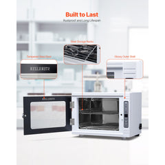 Nail Tool Cleaning Machine 12L Large Capacity Tool Cabinet Cleaner Box