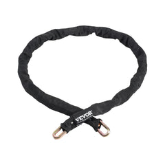 Bike Chain Lock, 5.91 Ft Security Bicycle Chain Lock, Heavy Duty Metal Steel Anti-Theft High Security Bike Locks, Perfect for Bike, Motorcycle, Scooter, Bicycle, Door, Fence, Gate, 9.5mm, Black