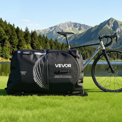 Bike Travel Bag, Transport Universal Bicycle Storage Case Bag with TSA Lock, Support Plates, Protection and Fork Mount Stabilisation, Bicycle Case Max. Wheelbase 130 cm for Airplane, Outdoor Use